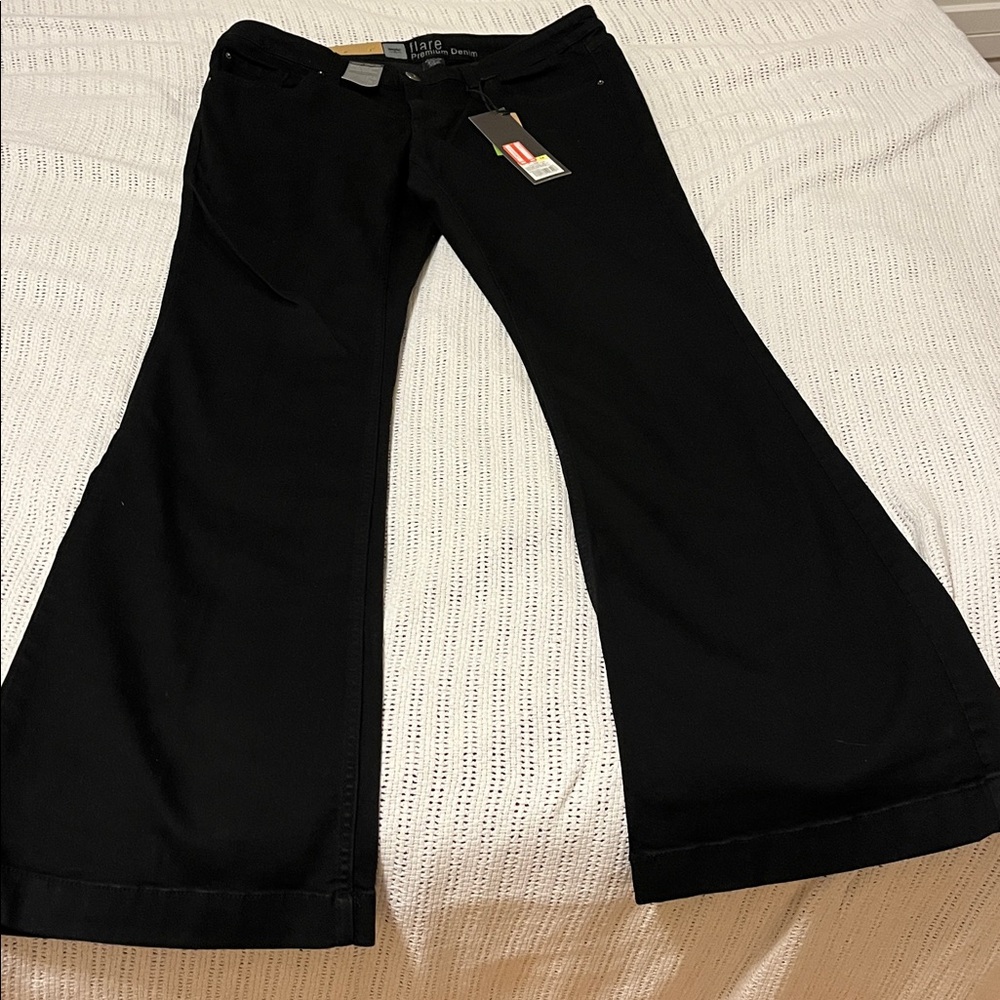 Mossimo Black Flare Leg Pants